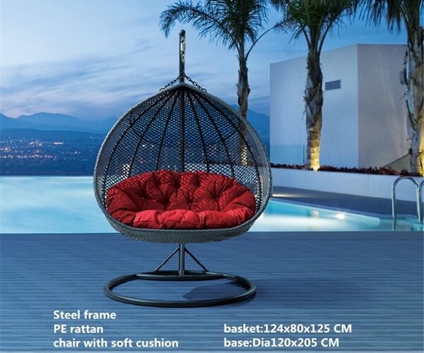 Modern hanging chair rattan