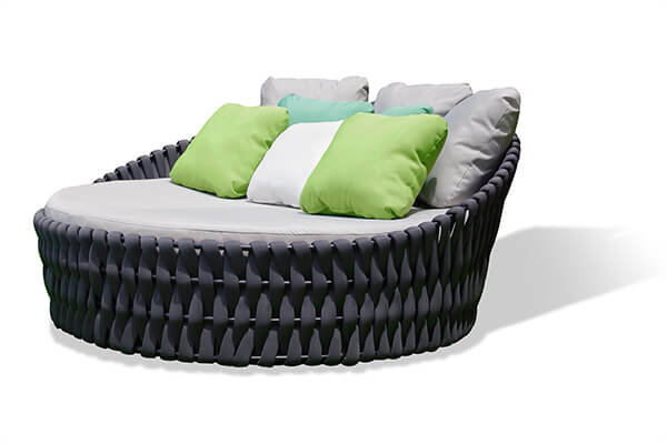 Malta Outdoor Daybed Wicker With Canopy
