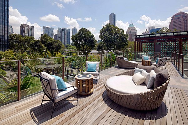 Outdoor Hotel and Resort Swimming Pool Garden Daybed-Tribu Tosca