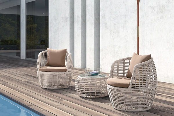 Popular selling balcony set rattan