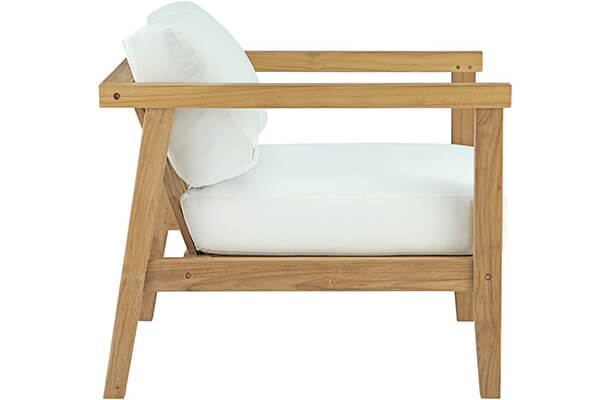 Outdoor Furniture Couch With Teak Wood Frame