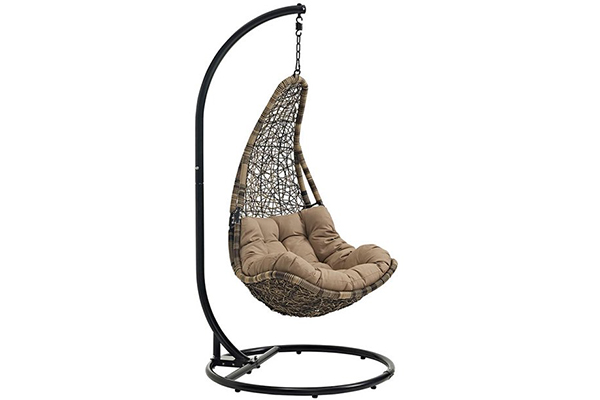 Cheap Hanging Chairs With Stand in Black