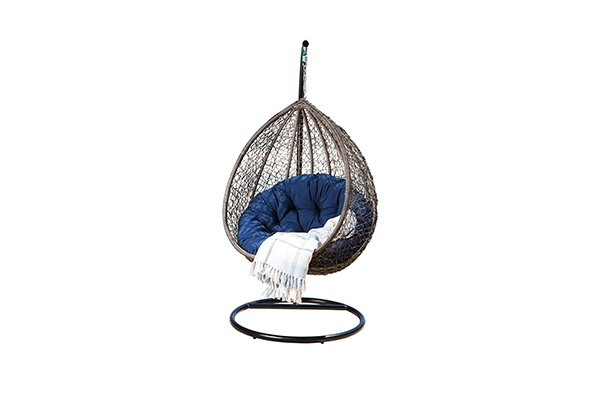 Abbyson Hanging Chair With Rust-Resistant