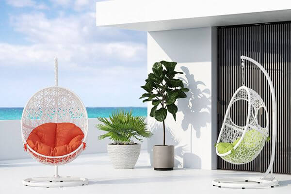 Outdoor Hanging Chair With Heavy Steel Frame Wholesale