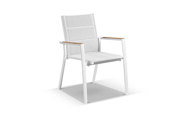 Garden Dining Chairs With Teak Armrest