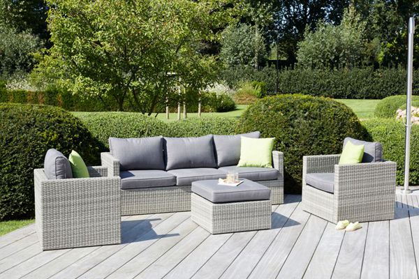 Grey Rattan Garden Furniture