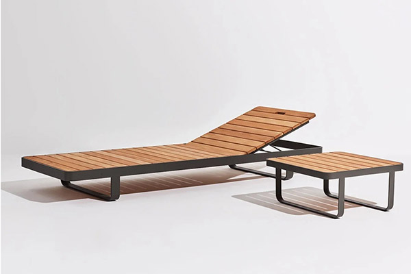 The hotel pool furniture manufacturer supplier|China outdoor teak wood sunlounger