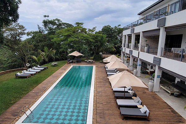 Commercial grade pool lounge chairs projects in Zara Grande Hotel kampala Uganda