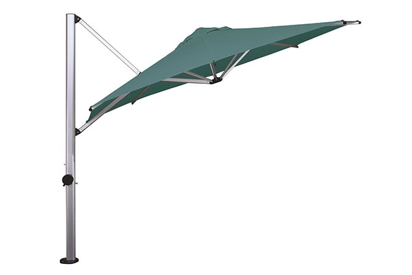 Outdoor commercial square-Octagon crank lift patio umbrella aluminum frame with Sunbrella fabric