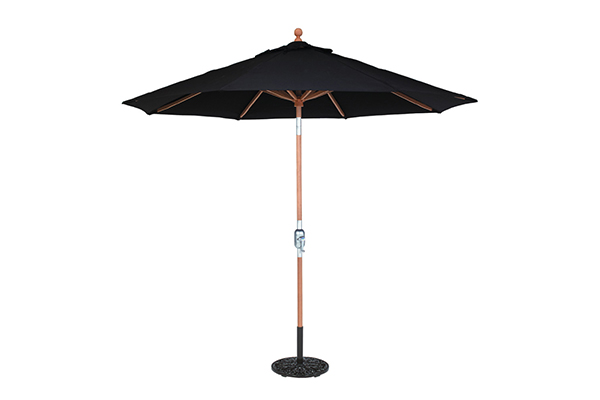 High end Octagonal outdoor wooden umbrella|ROTATIONAL TILT