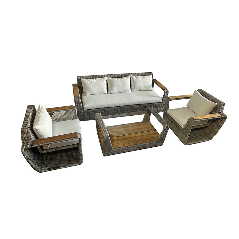 Chinese in stock outdoor wicker rattan sofa