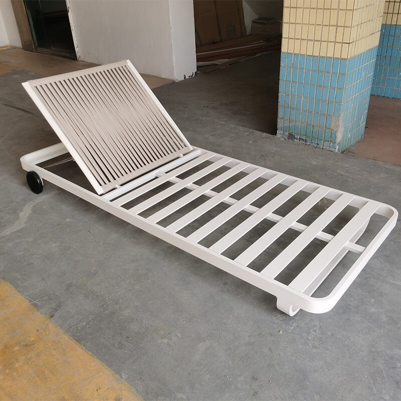High end outdoor swimming pool lounge chairs custom-made manufacturer in China