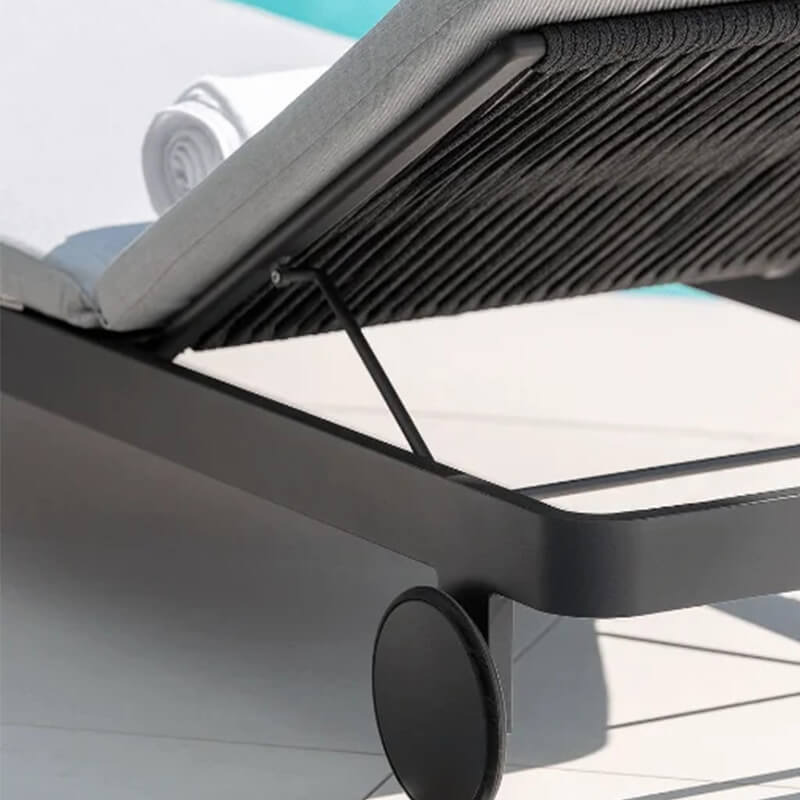 High end outdoor swimming pool lounge chairs custom-made manufacturer in China