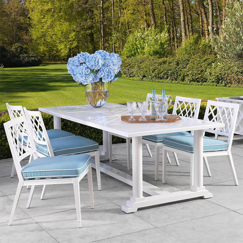 The Luxurious Outdoor Dining Chair Paladium with arm