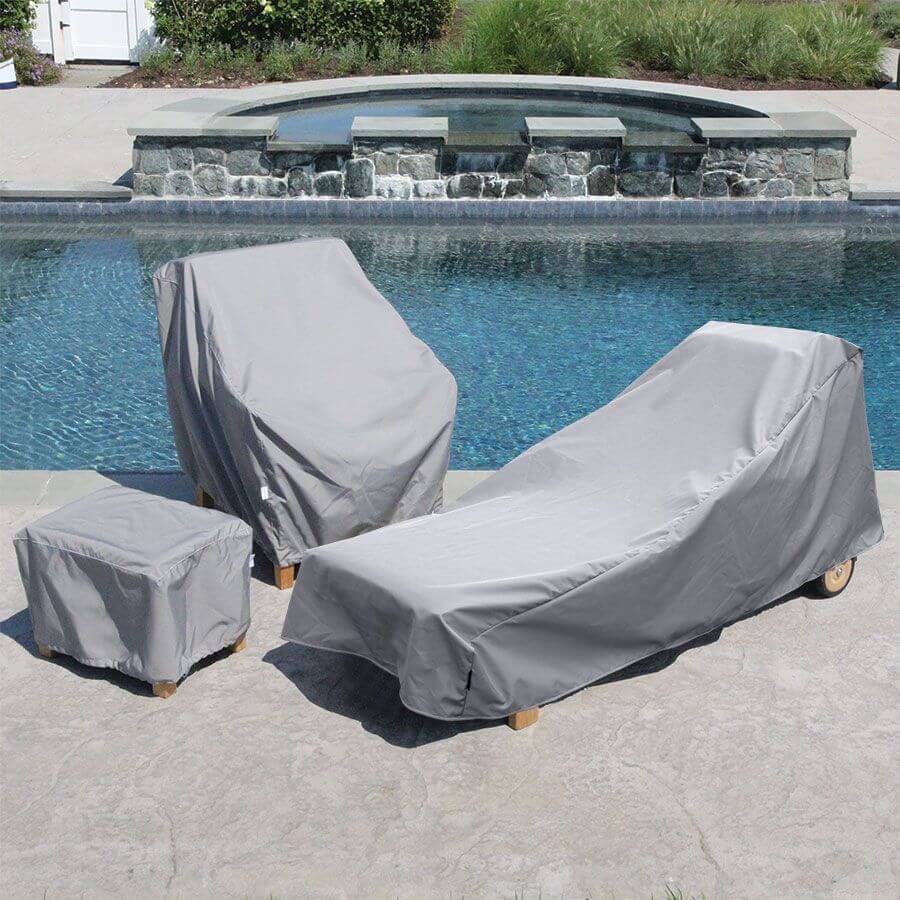 Durable Outdoor Furniture Cover for Daybed Sunlounger Set-Hotel & Villa Use